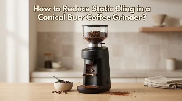 How to Reduce Static Cling in a Conical Burr Coffee Grinder?