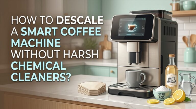 How to Descale a Smart Coffee Machine Without Harsh Chemical Cleaners?