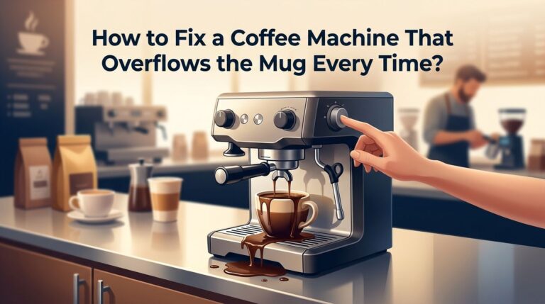 How to Fix a Coffee Machine That Overflows the Mug Every Time?