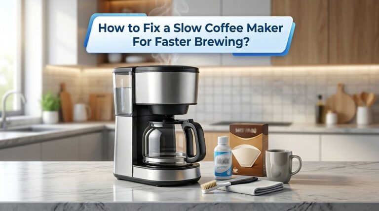 How to Fix a Slow Coffee Maker For Faster Brewing?