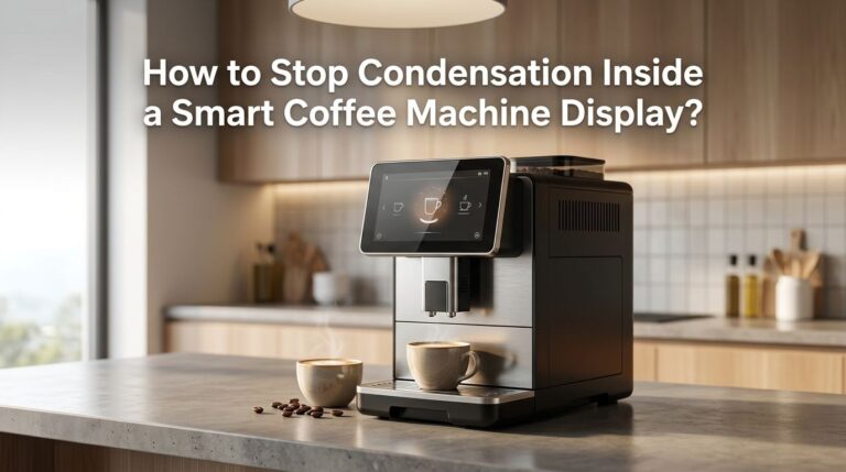 How to Stop Condensation Inside a Smart Coffee Machine Display?