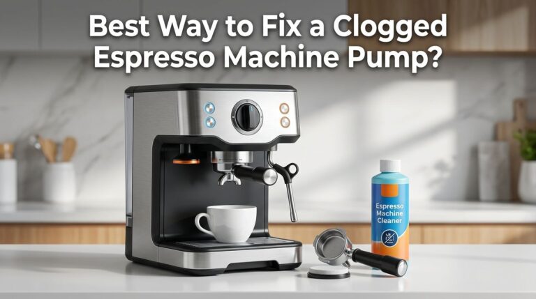 Best Way to Fix a Clogged Espresso Machine Pump?