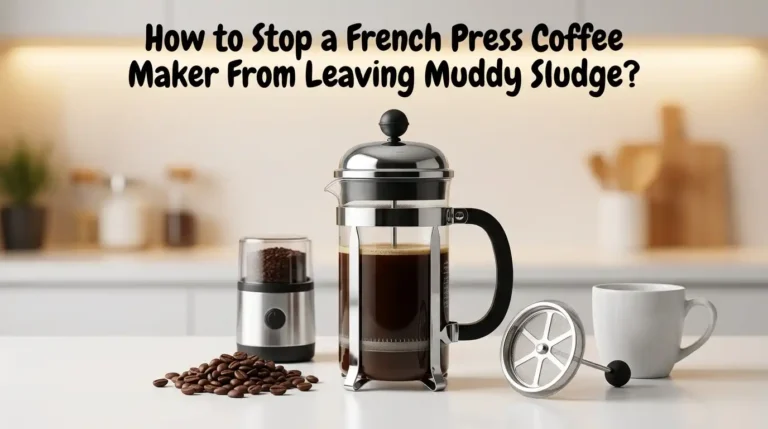 How to Stop a French Press Coffee Maker From Leaving Muddy Sludge?