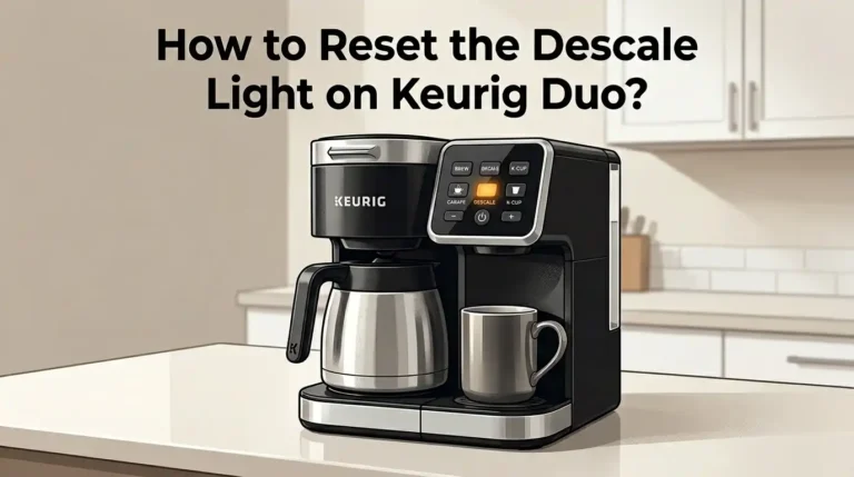 How to Reset the Descale Light on Keurig Duo?