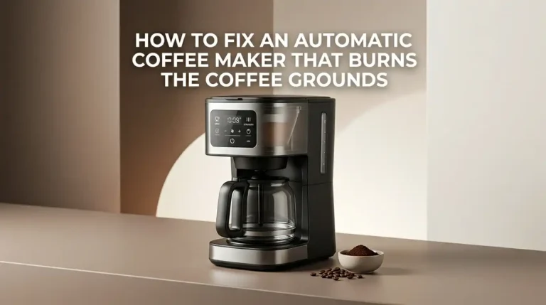 How to Fix an Automatic Coffee Maker That Burns the Coffee Grounds?