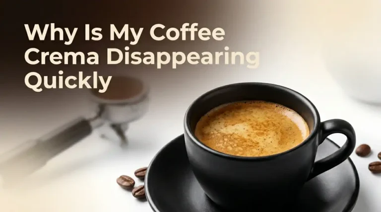 Why Is My Coffee Crema Disappearing Quickly?
