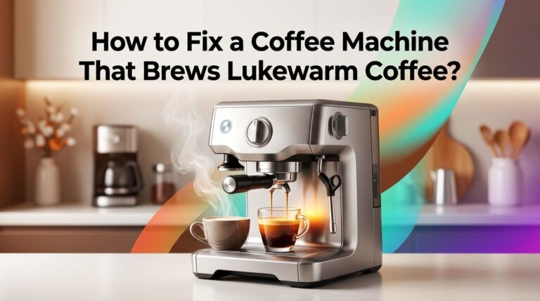 How to Fix a Coffee Machine That Brews Lukewarm Coffee?