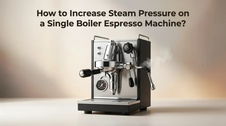 How to Increase Steam Pressure on a Single Boiler Espresso Machine?
