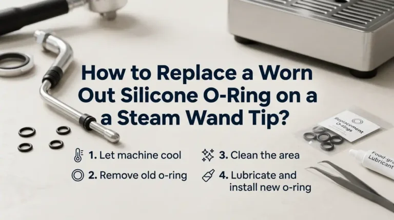 How to Replace a Worn Out Silicone O-Ring on a Steam Wand Tip?