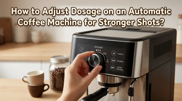 How to Adjust Dosage on an Automatic Coffee Machine for Stronger Shots?