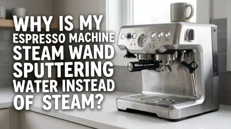 Why Is My Espresso Machine Steam Wand Sputtering Water Instead of Steam?