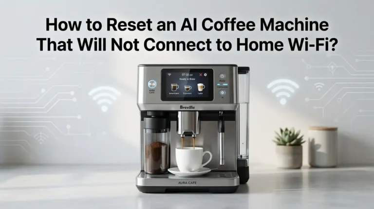 How to Reset an AI Coffee Machine That Will Not Connect to Home Wi-Fi?