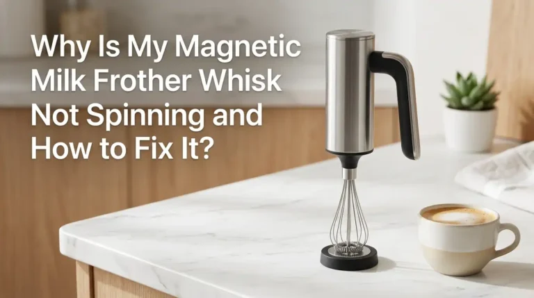 Why Is My Magnetic Milk Frother Whisk Not Spinning and How to Fix It?