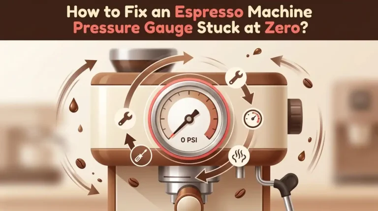 How to Fix an Espresso Machine Pressure Gauge Stuck at Zero?