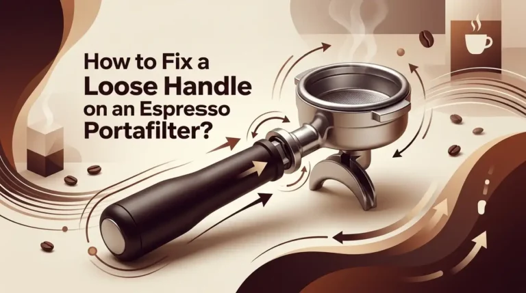 How to Fix a Loose Handle on an Espresso Machine Portafilter?