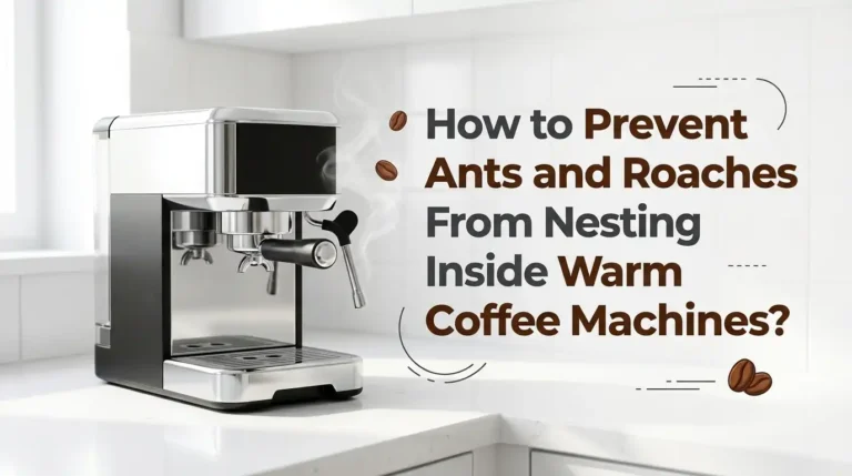 How to Prevent Ants and Roaches From Nesting Inside Warm Coffee Machines?