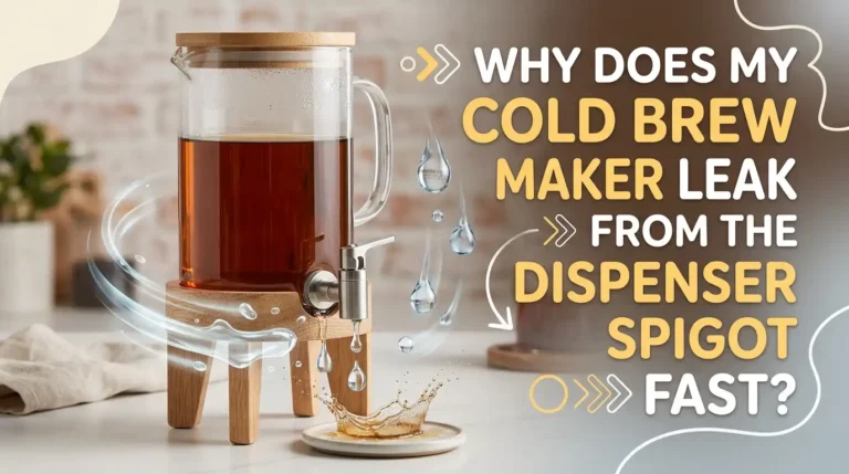 Why Does My Cold Brew Maker Leak From the Dispenser Spigot Fast?