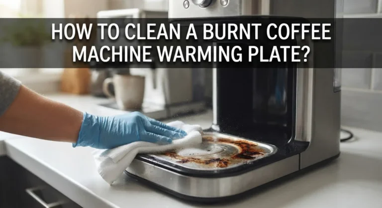 How To Clean A Burnt Coffee Machine Warming Plate?