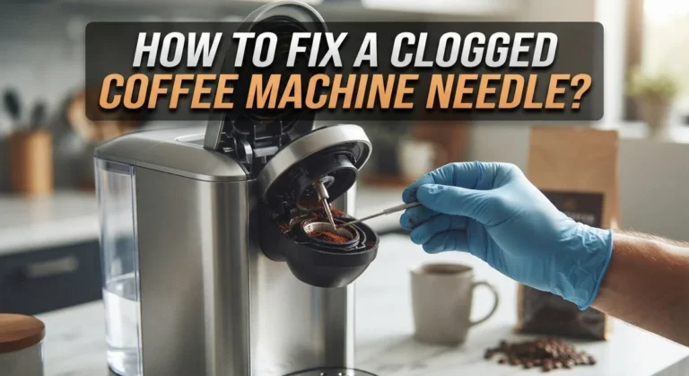 How To Fix A Clogged Coffee Machine Needle?