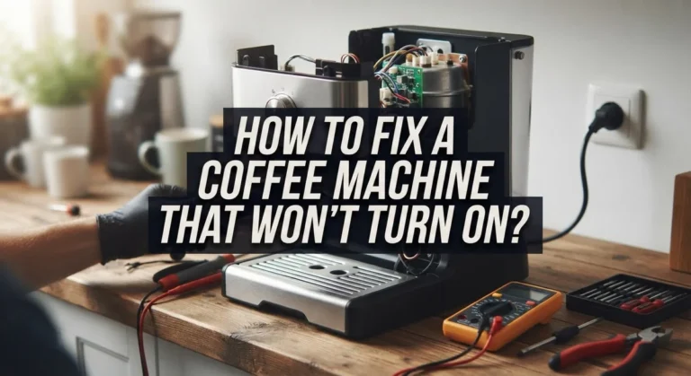 How To Fix A Coffee Machine That Won’t Turn On?