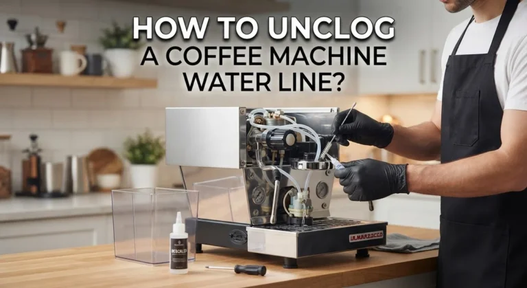 How To Unclog A Coffee Machine Water Line?